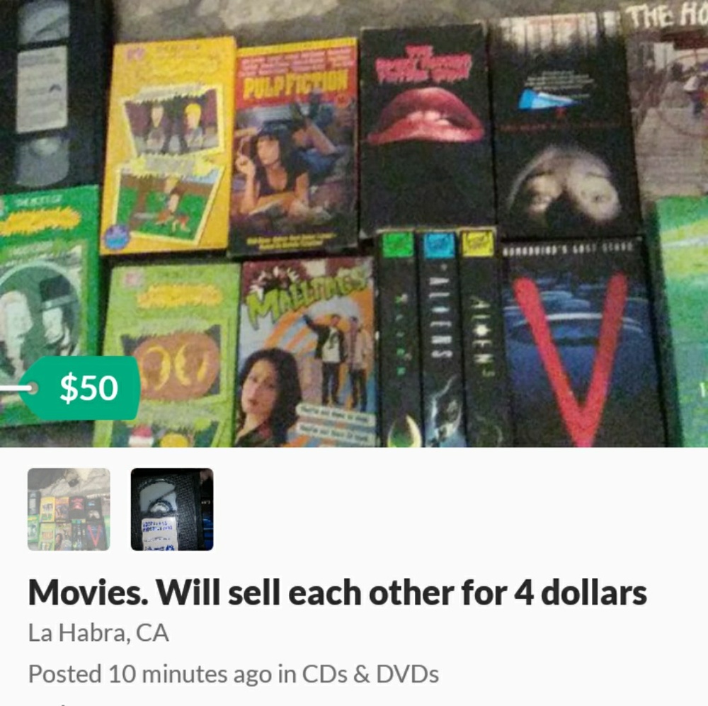 Vhs tapes